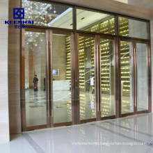 Shopping Mall Stainless Steel Glass Entry Security Door